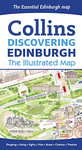 Beispielbild fr Discovering Edinburgh Illustrated Map zum Verkauf von WorldofBooks