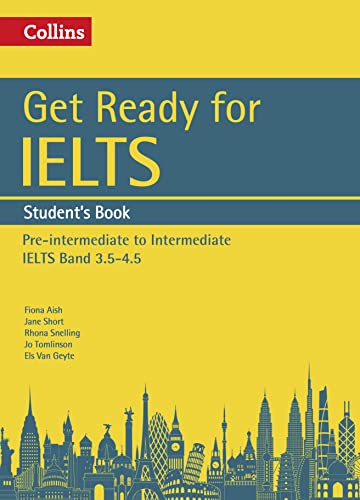 Stock image for Get Ready for IELTS: Student  s Book: IELTS 3.5+ (A2+) (Collins English for IELTS) for sale by Pearlydewdrops