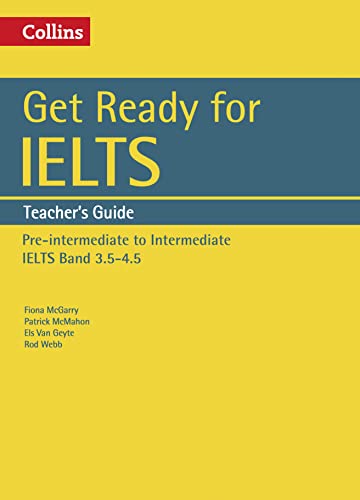 Stock image for Get Ready for IELTS: Teacher's Guide: IELTS 3.5+ (A2+) (Collins English for IELTS) for sale by Revaluation Books