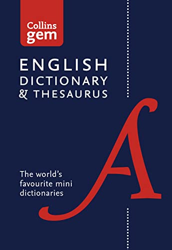 9780008141714: Collins Gem. English Dictionary & Thesaurus: The world’s favourite mini dictionaries