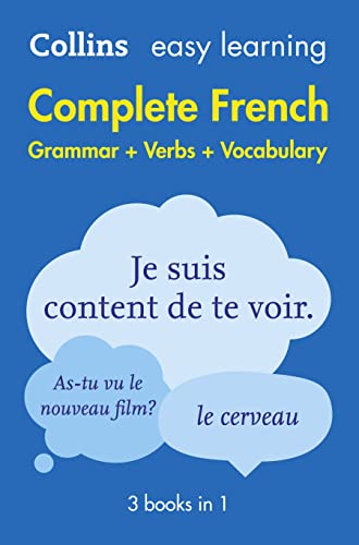 Stock image for Easy Learning French Complete Grammar, Verbs and Vocabulary (3 books in 1): Trusted support for learning (Collins Easy Learning French) for sale by WorldofBooks