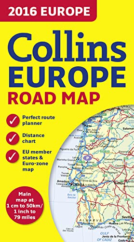 Stock image for 2016 Collins Map of Europe for sale by WorldofBooks