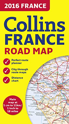 Stock image for 2016 Collins Map of France for sale by WorldofBooks