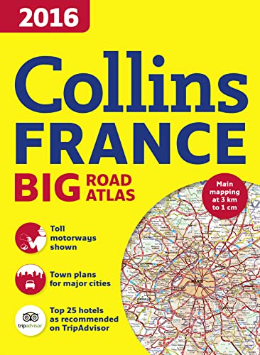 Imagen de archivo de 2016 Collins France Big Road Atlas a la venta por WorldofBooks