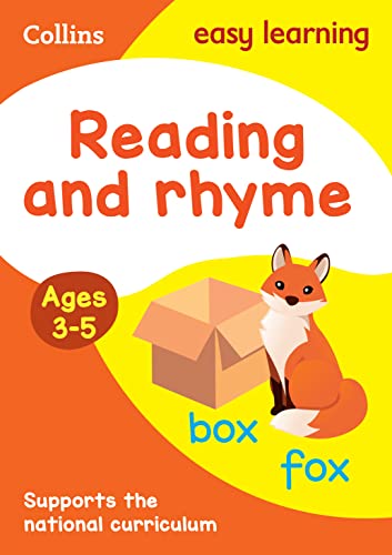 Stock image for Reading and Rhyme Ages 3-5: Ideal for home learning (Collins Easy Learning Preschool) for sale by WorldofBooks