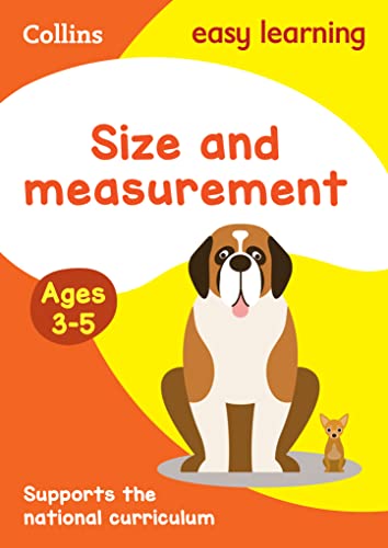 Beispielbild fr Size and Measurement Ages 3-5: Ideal for home learning (Collins Easy Learning Preschool): Unlock the power of maths with fun activities for EYFS. . good learning habits with Easy Learning. zum Verkauf von WorldofBooks