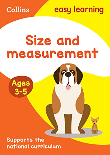 Stock image for Size and Measurement Ages 3-5: Ideal for home learning (Collins Easy Learning Preschool): Unlock the power of maths with fun activities for EYFS. . good learning habits with Easy Learning. for sale by WorldofBooks