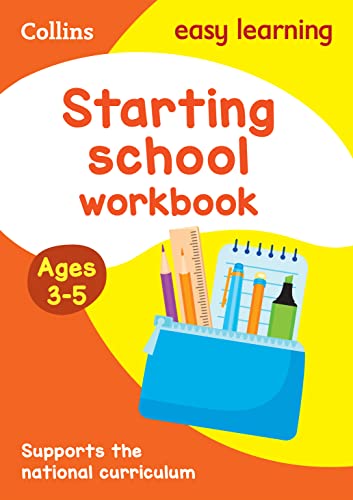 Stock image for Starting School Workbook Ages 35 Reception Maths and English Home Learning and School Resources from the Publisher of Revision Practice Guides, Activities Collins Easy Learning Preschool for sale by PBShop.store US