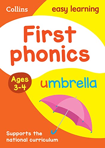 Stock image for First Phonics: Ages 3-4 (Collins Easy Learning Preschool) for sale by BooksRun