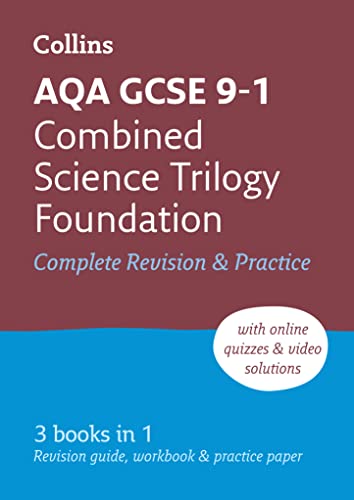 Imagen de archivo de Grade 9-1 GCSE Combined Science Trilogy Foundation AQA All-in-One Complete Revision and Practice (with free flashcard download) (Collins GCSE 9-1 Revision) a la venta por AwesomeBooks