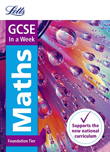 Stock image for GCSE 9-1 Maths Foundation In a Week (Letts GCSE 9-1 Revision Success) for sale by WorldofBooks