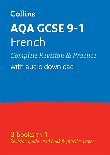 Imagen de archivo de Grade 9-1 GCSE French AQA All-in-One Complete Revision and Practice (with free flashcard download) (Collins GCSE 9-1 Revision) a la venta por AwesomeBooks