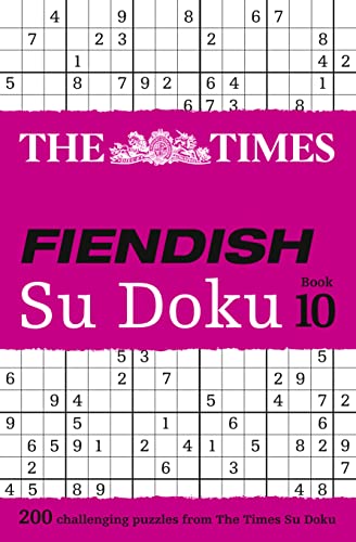 Stock image for The Times Fiendish Su Doku Book 10: 200 Challenging Su Doku Puzzles for sale by Redux Books