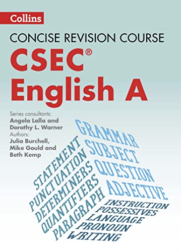 Stock image for English A - a Concise Revision Course for CSEC® for sale by Monster Bookshop