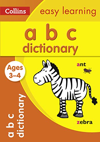 Stock image for Collins Easy Learning - ABC Dictionary Ages 3 To 4 for sale by Better World Books