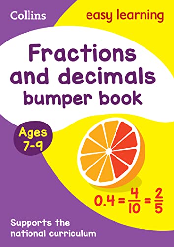 Beispielbild fr Fractions & Decimals Bumper Book Ages 7-9: Ideal for home learning (Collins Easy Learning KS2) zum Verkauf von WorldofBooks