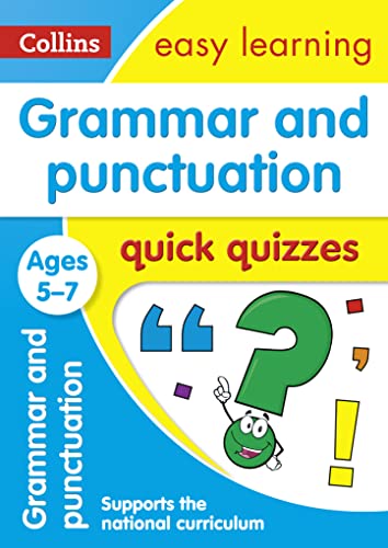 Stock image for Grammar & Punctuation Quick Quizzes Ages 5-7: Ideal for home learning (Collins Easy Learning KS1) for sale by WorldofBooks