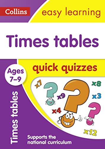 Beispielbild fr Times Tables Quick Quizzes Ages 7-9: Ideal for home learning (Collins Easy Learning KS2) zum Verkauf von WorldofBooks