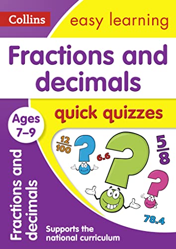 9780008212605: Fractions & Decimals Quick Quizzes Ages 7-9: Ideal for home learning (Collins Easy Learning KS2)