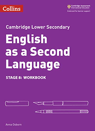 Stock image for Lower Secondary English as a Second Language Workbook: Stage 8 (Collins Cambridge Lower Secondary English as a Second Language) for sale by Bestsellersuk