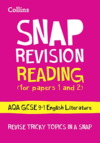 Stock image for AQA GCSE 9-1 English Language Reading (Papers 1 & 2) Revision Guide: Ideal for the 2024 and 2025 exams (Collins GCSE Grade 9-1 SNAP Revision) for sale by WorldofBooks