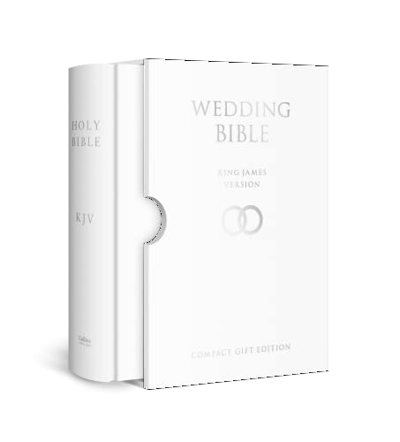 Stock image for HOLY BIBLE: King James Version (KJV) White Compact Wedding E for sale by ThriftBooks-Atlanta