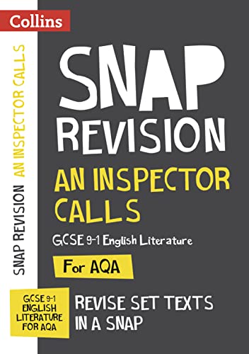 Stock image for An Inspector Calls: AQA GCSE 9-1 English Literature Text Guide: Ideal for home learning, 2022 and 2023 exams (Collins GCSE Grade 9-1 SNAP Revision) for sale by WorldofBooks