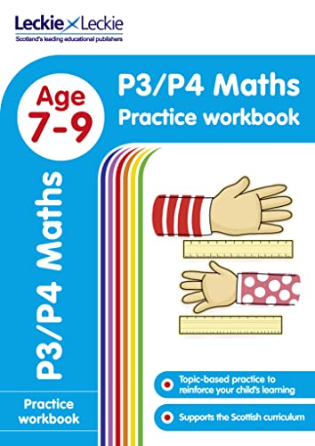 Stock image for P3/P4 Maths Practice Workbook: Extra Practice for CfE Primary School English (Leckie Primary Success) for sale by WorldofBooks