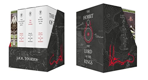 Imagen de archivo de THE MIDDLE-EARTH TREASURY: The Hobbit & The Lord of the Rings [Boxed Set edition] a la venta por Basi6 International