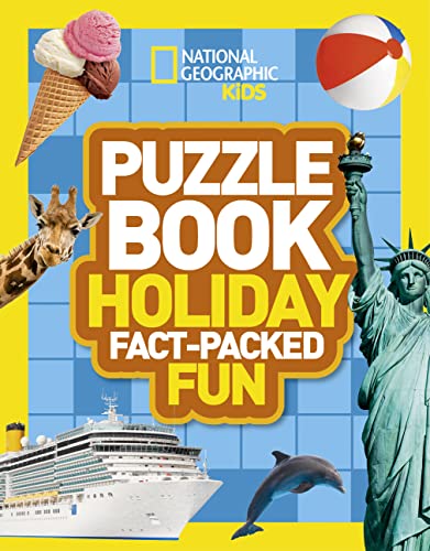 Stock image for Puzzle Book Holiday: Brain-tickling quizzes, sudokus, crosswords and wordsearches (National Geographic Kids) for sale by WorldofBooks