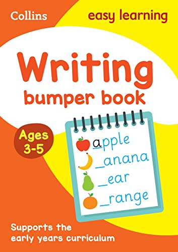 Imagen de archivo de Writing Bumper Book Ages 3-5: Ideal for home learning (Collins Easy Learning Preschool) a la venta por WorldofBooks