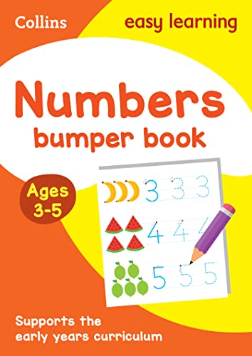 Stock image for Numbers Bumper Book Ages 3-5: Ideal for home learning (Collins Easy Learning Preschool) for sale by WorldofBooks