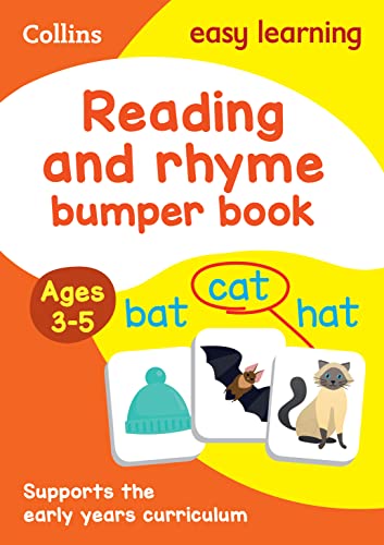 Stock image for Reading and Rhyme Bumper Book Ages 3-5: Ideal for home learning (Collins Easy Learning Preschool) for sale by WorldofBooks