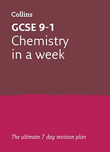 Stock image for GCSE 9-1 Chemistry In a Week: GCSE Grade 9-1 (Letts GCSE 9-1 Revision Success) for sale by Kennys Bookshop and Art Galleries Ltd.