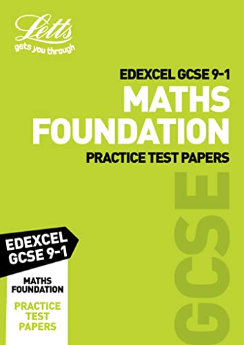 Beispielbild fr Grade 9-1 GCSE Maths Foundation Edexcel Practice Test Papers: GCSE Grade 9-1 (Letts GCSE 9-1 Revision Success) zum Verkauf von WorldofBooks