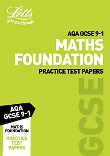 Beispielbild fr Grade 9-1 GCSE Maths Foundation AQA Practice Test Papers: GCSE Grade 9-1 (Letts GCSE 9-1 Revision Success) zum Verkauf von WorldofBooks