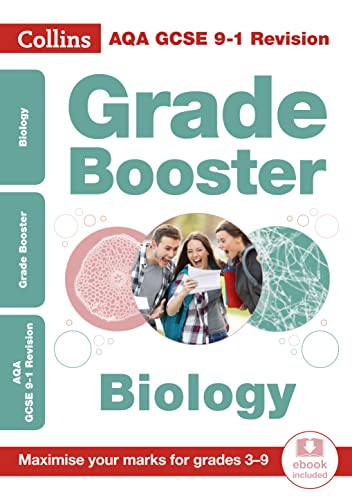 Stock image for AQA GCSE 9-1 Biology Grade Booster (Grades 3-9): Ideal for home learning, 2021 assessments and 2022 exams (Collins GCSE Grade 9-1 Revision) for sale by WorldofBooks