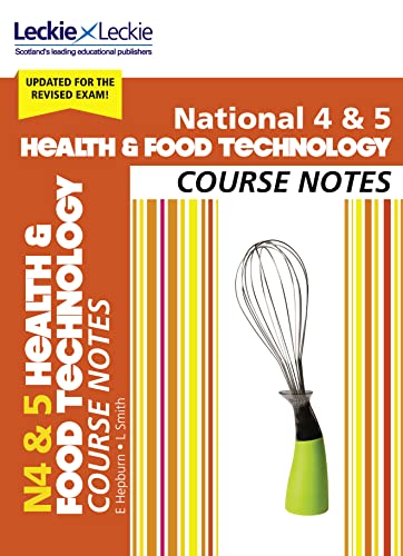 Beispielbild fr National 4/5 Health and Food Technology Course Notes (Course Notes for SQA Exams) zum Verkauf von Monster Bookshop