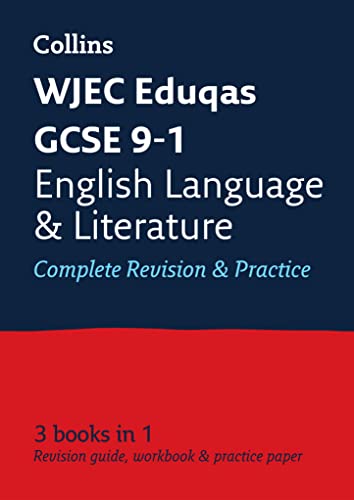9780008292010: WJEC Eduqas GCSE 9-1 English Language and Literature All-in-One Complete Revision and Practice: Ideal for the 2024 and 2025 exams (Collins GCSE Grade 9-1 Revision)