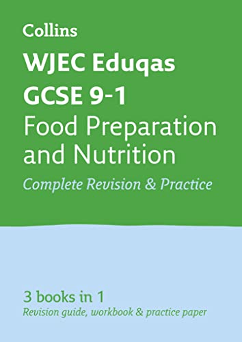 Stock image for WJEC Eduqas GCSE 9-1 Food Preparation and Nutrition All-in-One Complete Revision and Practice: Ideal for the 2024 and 2025 exams (Collins GCSE Grade 9-1 Revision) for sale by WorldofBooks
