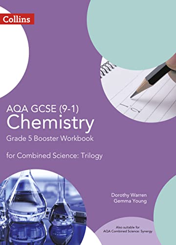 Imagen de archivo de AQA GCSE Chemistry 9-1 for Combined Science Grade 5 Booster Workbook (GCSE Science 9-1) a la venta por WorldofBooks