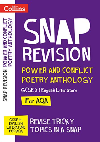 9780008320102: AQA Poetry Anthology Power and Conflict Revision Guide: Ideal for home learning, 2022 and 2023 exams (Collins GCSE Grade 9-1 SNAP Revision)