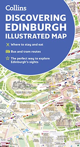 Stock image for Discovering Edinburgh Illustrated Map for sale by Blackwell's