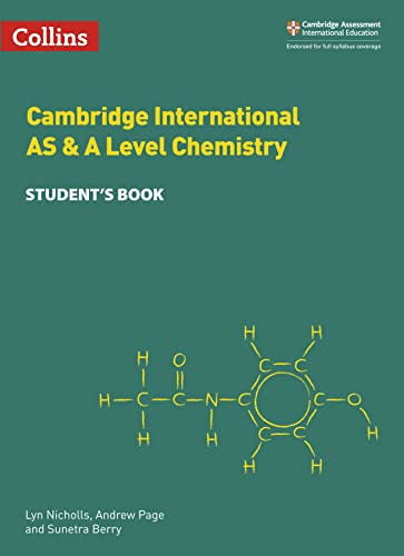 Beispielbild fr Collins Cambridge International AS & A Level  " Cambridge International AS & A Level Chemistry Student's Book zum Verkauf von Monster Bookshop