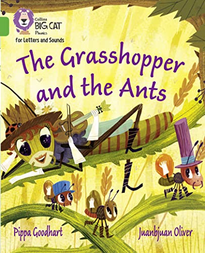 Beispielbild fr The Grasshopper and the Ants: Band 05/Green (Collins Big Cat Phonics for Letters and Sounds) zum Verkauf von WorldofBooks
