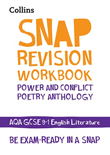 Stock image for Power & Conflict Poetry Anthology Workbook: New GCSE Grade 9-1 English Literature AQA: GCSE Grade 9-1 (Collins GCSE 9-1 Snap Revision) for sale by AwesomeBooks