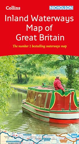 Stock image for Collins Nicholson Inland Waterways Map of Great Britain: The number 1 bestselling waterways map (Collins Nicholson Waterways Guides) for sale by WorldofBooks