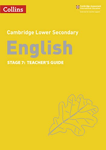 9780008364090: Lower Secondary English Teacher's Guide: Stage 7 (Collins Cambridge Lower Secondary English)