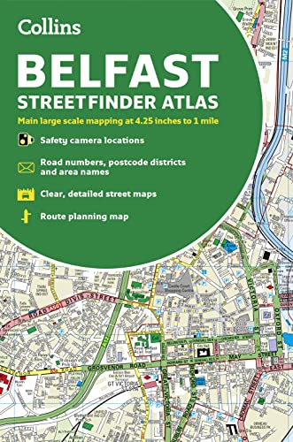 Stock image for Collins Belfast Streetfinder Colour Atlas for sale by SecondSale