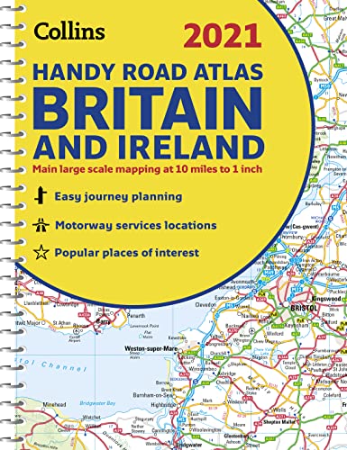 Stock image for GB Road Atlas Britain 2021 Handy: A5 Spiral (Collins Road Atlas) for sale by WorldofBooks